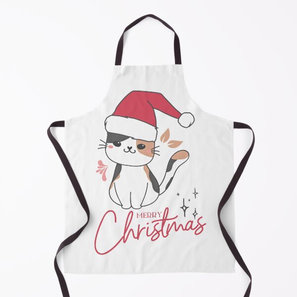Item preview, Merry christmas with a cute cat smiling designed and sold by RIYASHstore.