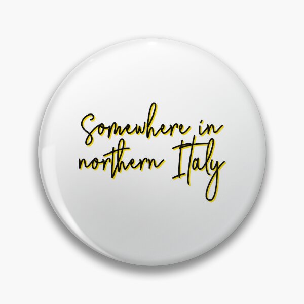 Item preview, Somewhere In Northern Italy Script Yellow Travel designed and sold by MetcaAi.