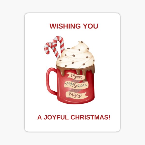 Joyful and Bright Sticker
