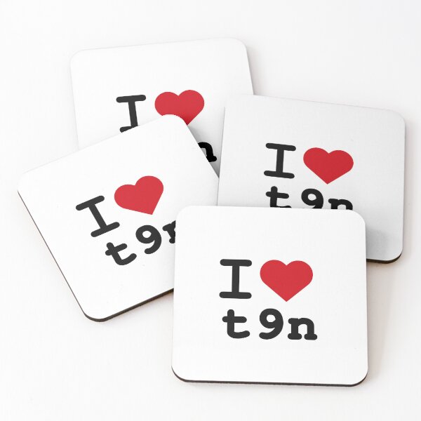 Item preview, I love translation t9n designed and sold by Neeshki.