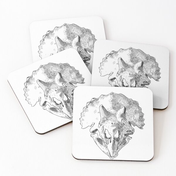 Item preview, Triceratops Skull Engraving designed and sold by Moth-ManIsReal.
