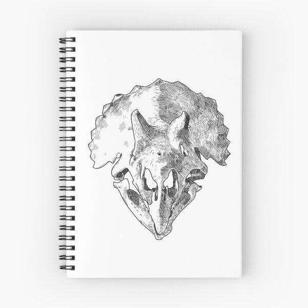 Item preview, Triceratops Skull Engraving designed and sold by Moth-ManIsReal.