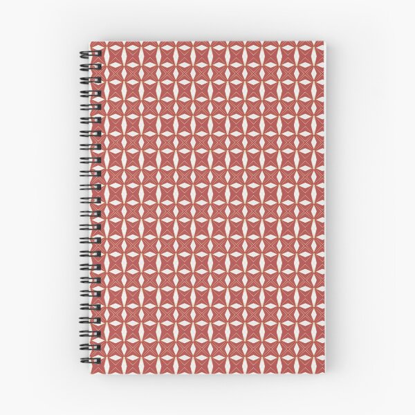 Item preview, Apple Blossom (Red), Soft Peach and Gold Geometric Pattern with a Marble Background designed and sold by PatternMyHome.
