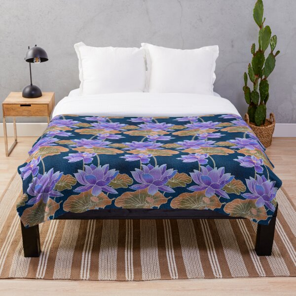 Item preview, Purple Lotus water colour style designed and sold by CaelaBeeDesigns.