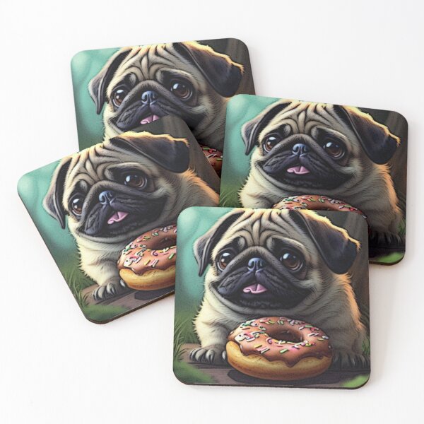 Item preview, Amor de cachorro pug designed and sold by Dream-Cupboard.