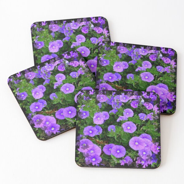 Item preview, Morning Glory Purple flowers pattern by Iritof designed and sold by iritof.