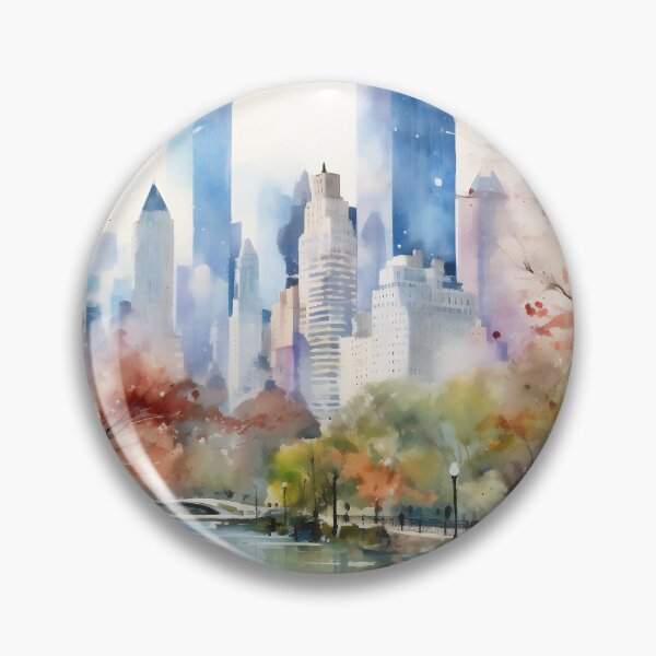 Item preview, Central Park in Manhattan New York Canvas Print Gallery Wraps Wall artwork designed and sold by SandaArtDesign.