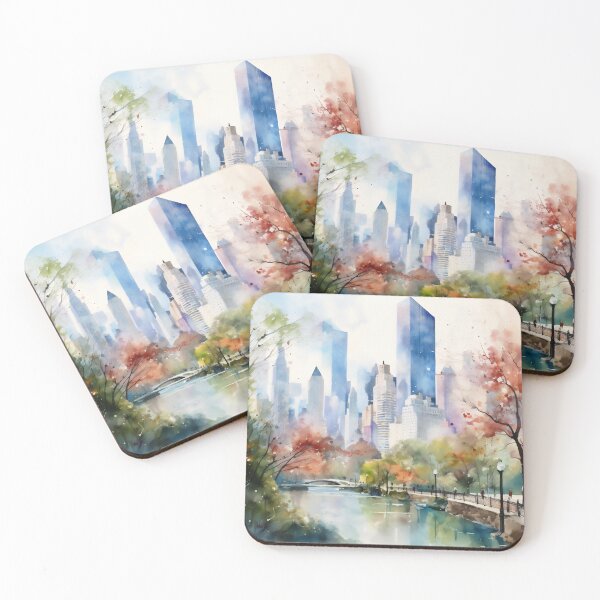 Item preview, Central Park in Manhattan New York Canvas Print Gallery Wraps Wall artwork designed and sold by SandaArtDesign.