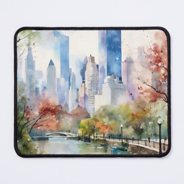 Item preview, Central Park in Manhattan New York Canvas Print Gallery Wraps Wall artwork designed and sold by SandaArtDesign.