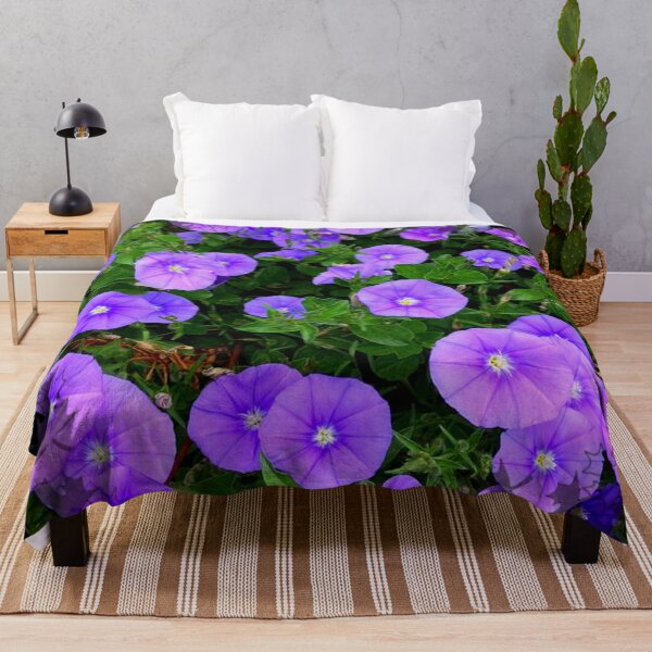 Item preview, Morning Glory Purple flowers pattern by Iritof designed and sold by iritof.