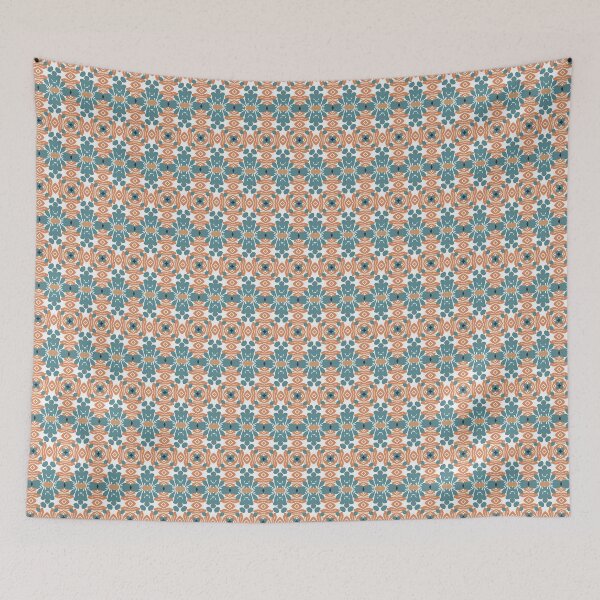 Item preview, Flowers - Pale Copper and Horizon Pattern designed and sold by PatternMyHome.
