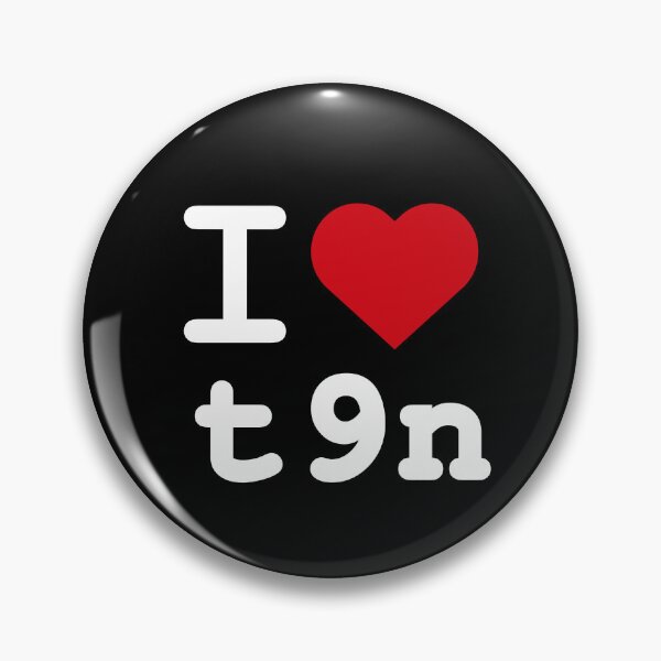 Item preview, I love translation t9n on black designed and sold by Neeshki.