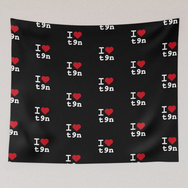Item preview, I love translation t9n on black designed and sold by Neeshki.