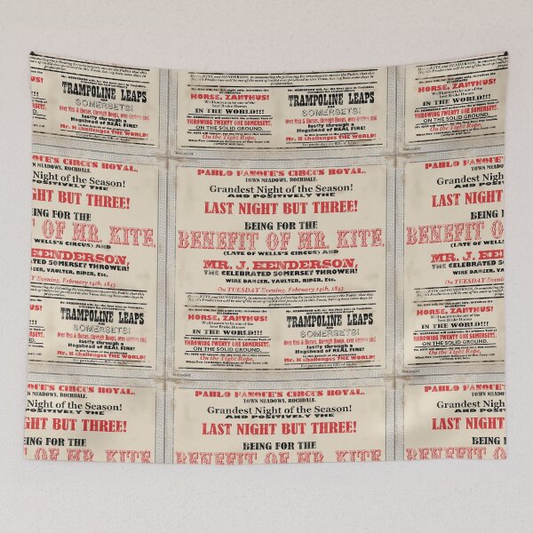 Item preview, Mr Kite - Victorian Circus Poster designed and sold by phigment-art.