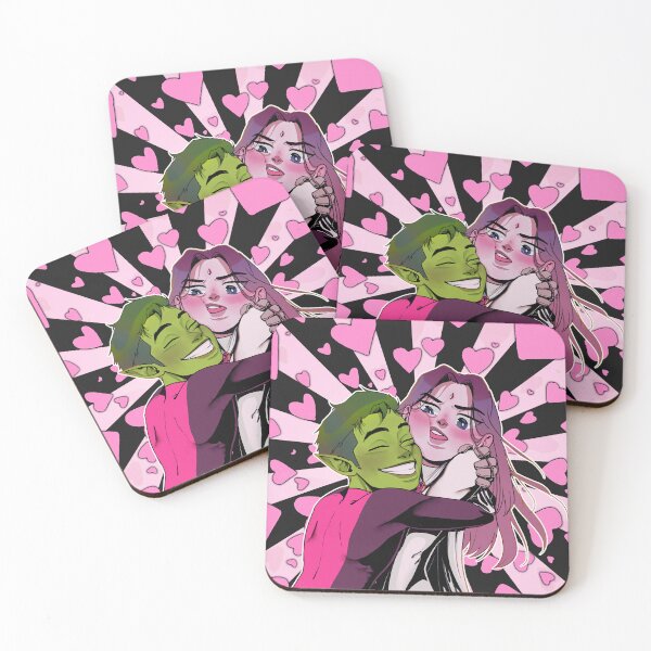 Item preview, teen titans bbrae quit it (pink hearts) designed and sold by queenlypirate.