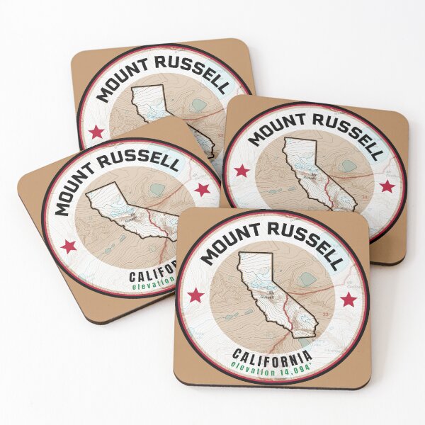 Item preview, California Mountain Map - Mount Russell designed and sold by Willz Designz.