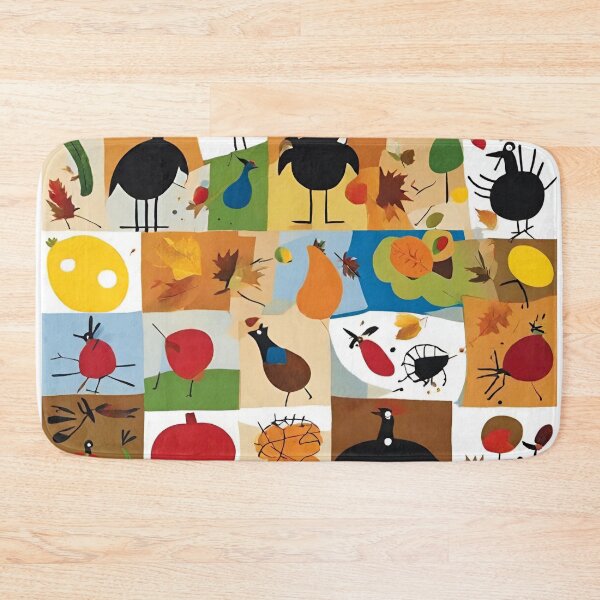 Item preview, Joan Miro Inspired Abstract Thanksgiving Collage designed and sold by bettypure.
