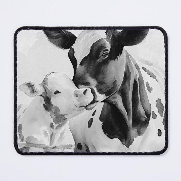 Item preview, Hereford Mother & Baby Cow Black and White designed and sold by TheAnimalZ00.