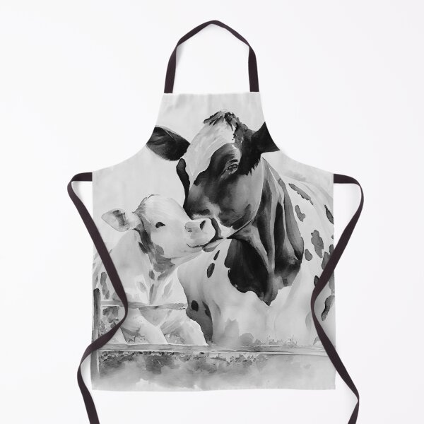 Item preview, Hereford Mother & Baby Cow Black and White designed and sold by TheAnimalZ00.