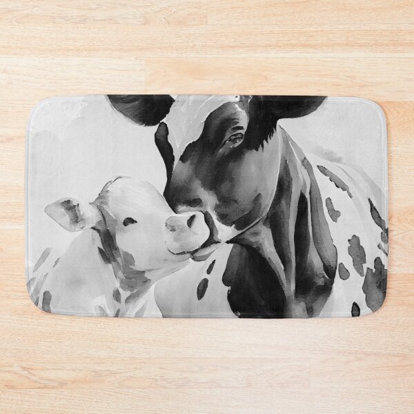 Item preview, Hereford Mother & Baby Cow Black and White designed and sold by TheAnimalZ00.