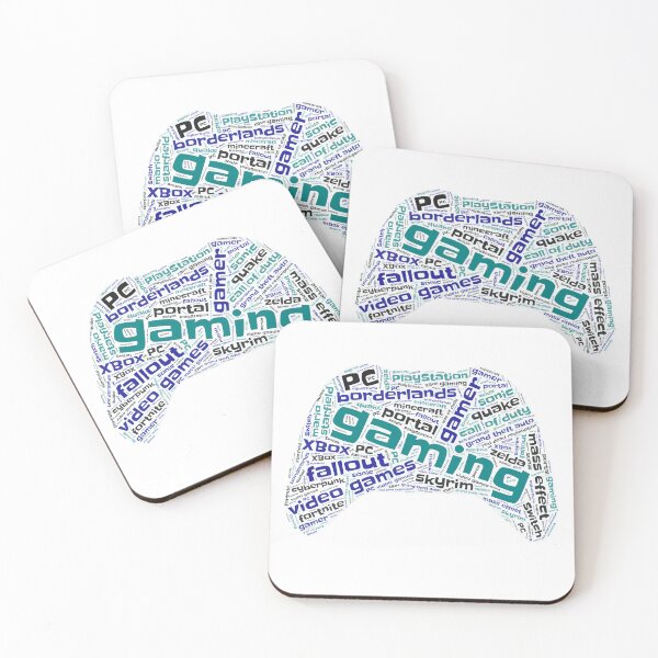 Item preview, Gaming Wordcloud for Lighter Backgrounds designed and sold by WordsYouLove.