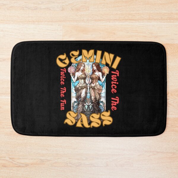 Item preview, Gemini: Twice The Fun, Twice The Sass. gemini zodiac sign designed and sold by ZodiacWonders.