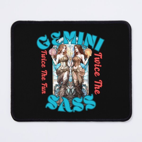 Item preview, Gemini: Twice The Fun, Twice The Sass. gemini birthday designed and sold by ZodiacWonders.