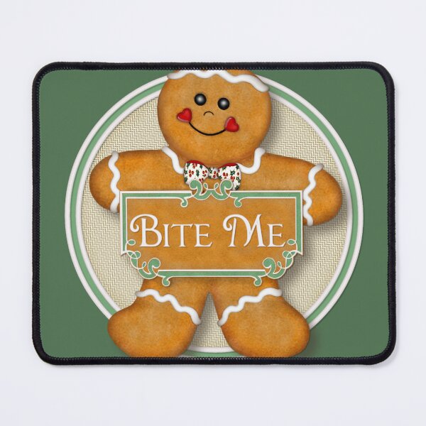 Item preview, Bite Me Gingerbread Man designed and sold by SpiceTree.