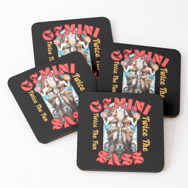 Item preview, Gemini: Twice The Fun, Twice The Sass. gemini astrology designed and sold by ZodiacWonders.