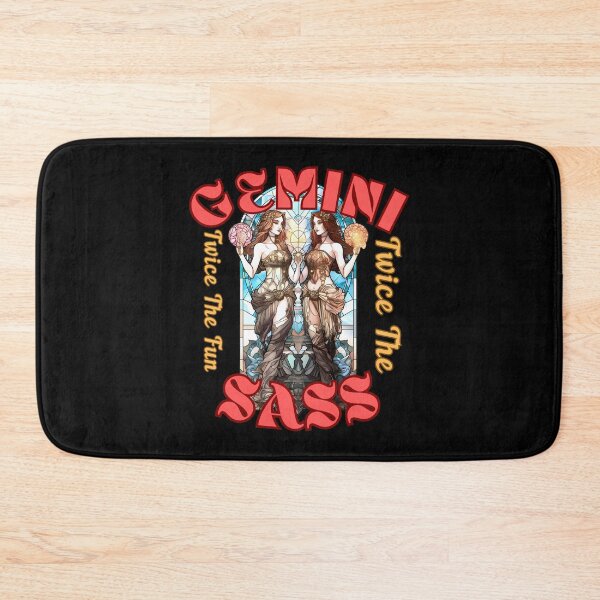 Item preview, Gemini: Twice The Fun, Twice The Sass. gemini astrology designed and sold by ZodiacWonders.
