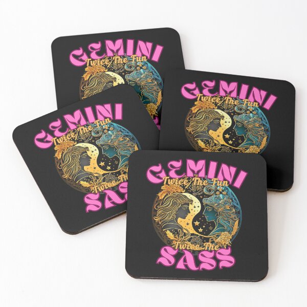 Item preview, Gemini: Twice The Fun, Twice The Sass. gemini lovers designed and sold by ZodiacWonders.