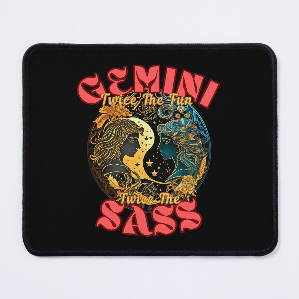 Item preview, Gemini: Twice The Fun, Twice The Sass. gemini june designed and sold by ZodiacWonders.