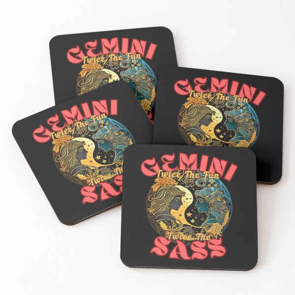 Item preview, Gemini: Twice The Fun, Twice The Sass. gemini june designed and sold by ZodiacWonders.