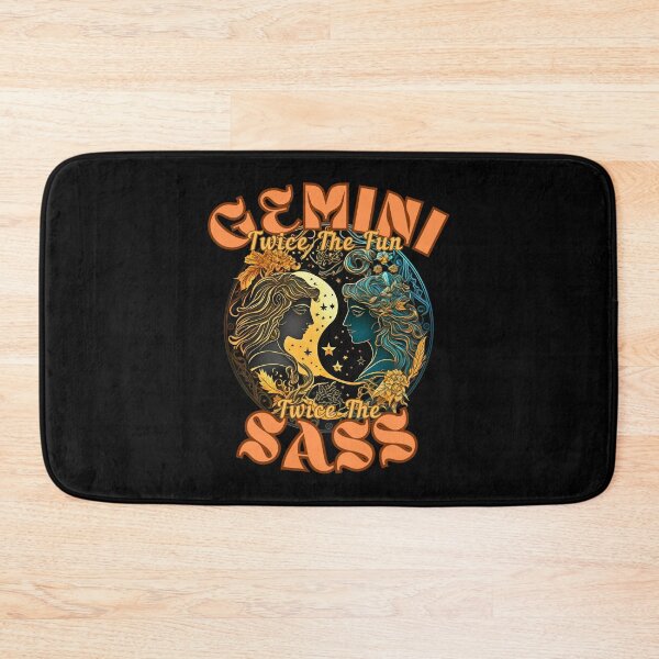 Item preview, Gemini: Twice The Fun, Twice The Sass. gemini horoscope designed and sold by ZodiacWonders.
