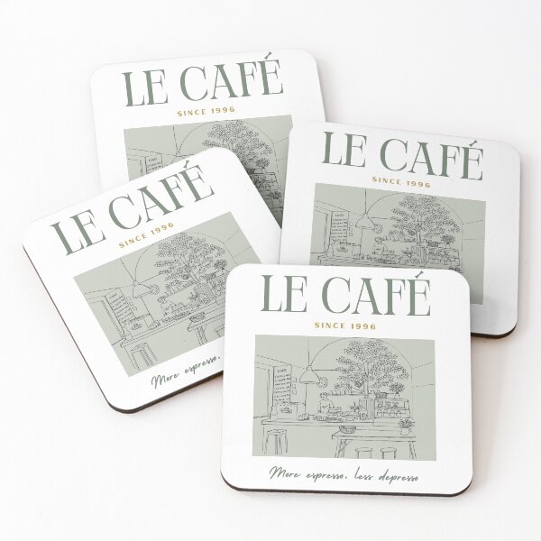 Item preview, Le Cafe Coffee shop designed and sold by Inkaput.