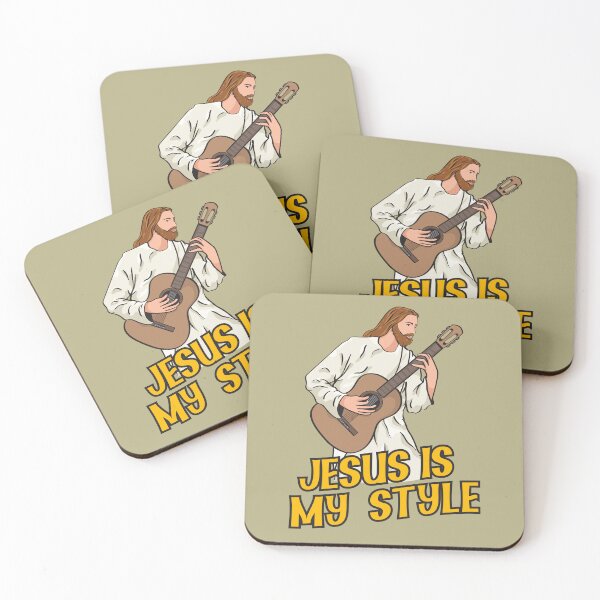 Item preview, Jesus Playing Acoustic Guitar - Jesus Is My Style designed and sold by ChristlikeMerch.
