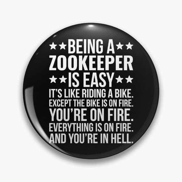 Item preview, Being A Zookeeper Is Easy Funny designed and sold by kamrankhan.