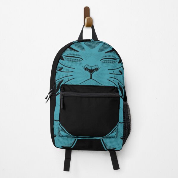 Item preview, Monmom Cat Turquoise designed and sold by SolooArtDesign.