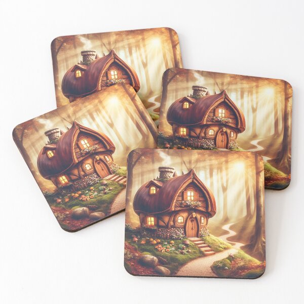 Item preview, Chestnut Cottage on a Hilltop designed and sold by DreamyEscapism.