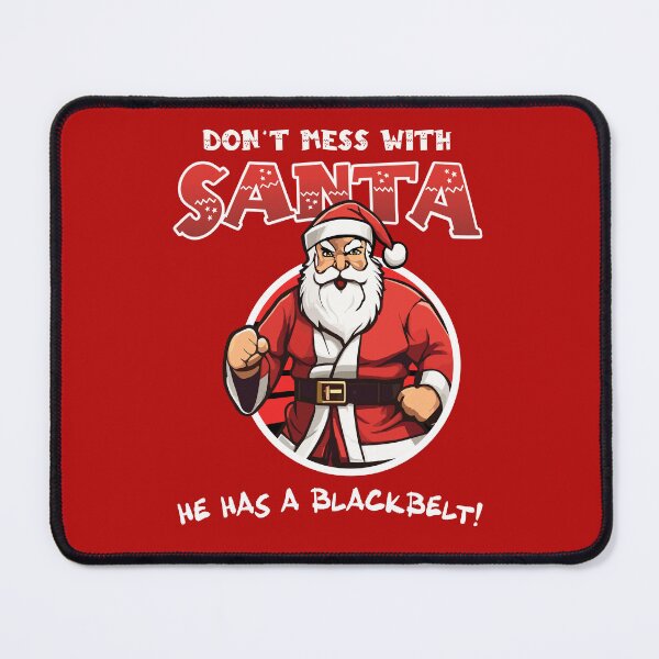Item preview, Santa's a black belt - Christmas Santa Sensei designed and sold by messy-nessie.