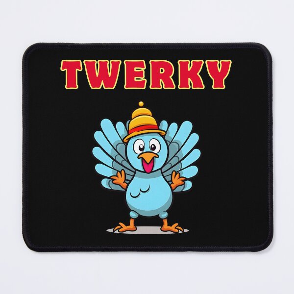 Item preview, Twerky Turkey Butt Funny Thanksgiving Twerk Dance Pun Gift designed and sold by RIDERKUNG.