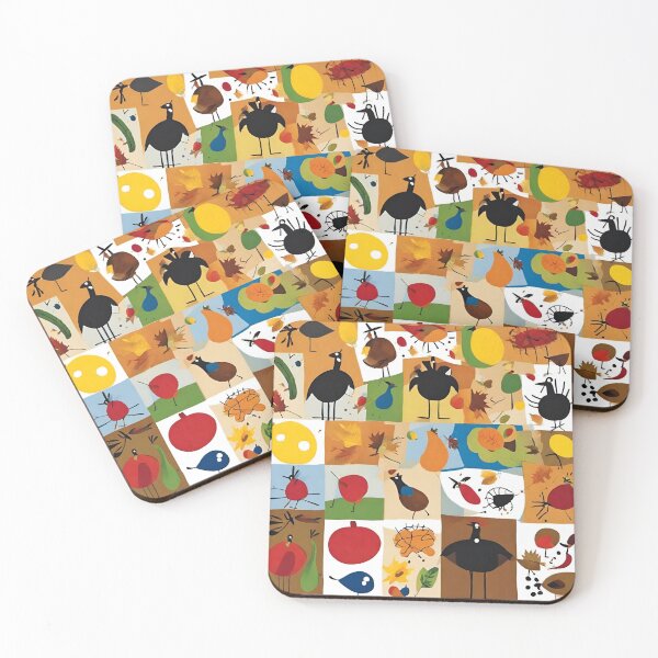 Item preview, Joan Miro Inspired Abstract Thanksgiving Collage designed and sold by bettypure.