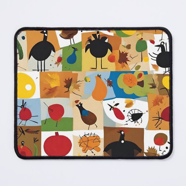 Item preview, Joan Miro Inspired Abstract Thanksgiving Collage designed and sold by bettypure.
