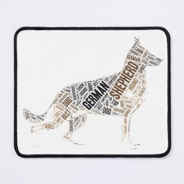 Item preview, German Shepherd Wordcloud for Lighter Backgrounds designed and sold by WordsYouLove.