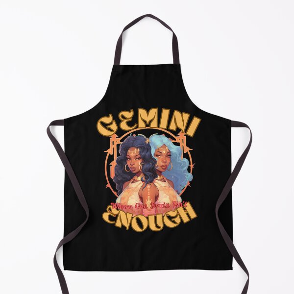 Item preview, Gemini: Where One Brain Isn't Enough. gemini zodiac sign designed and sold by ZodiacWonders.