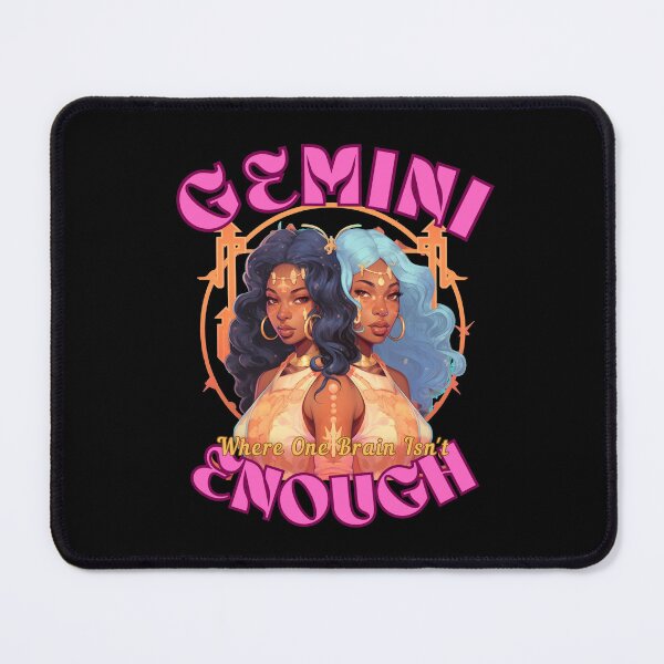 Item preview, Gemini: Where One Brain Isn't Enough. gemini astrological sign designed and sold by ZodiacWonders.