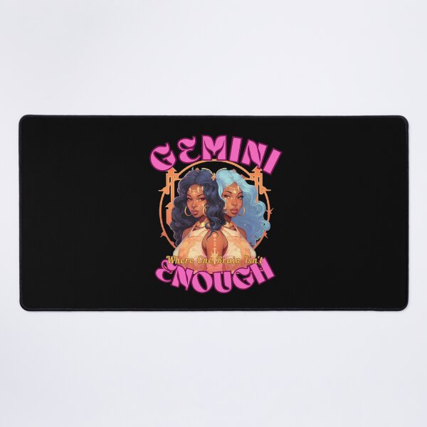 Item preview, Gemini: Where One Brain Isn't Enough. gemini astrological sign designed and sold by ZodiacWonders.