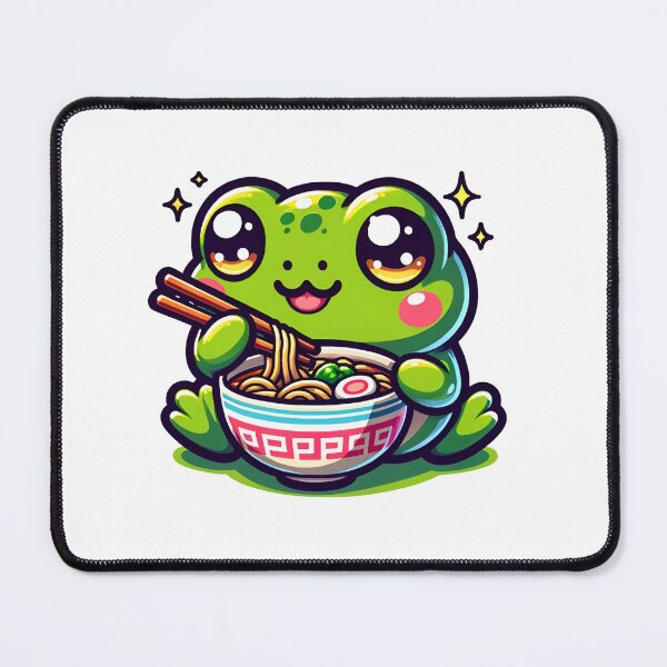 Item preview, Puerto Rican Kawaii Coquí Eating Ramen Boricua designed and sold by inkedtee.