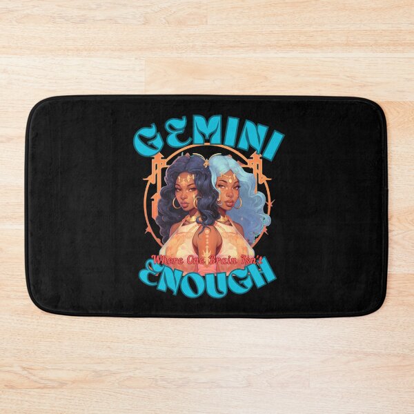 Item preview, Gemini: Where One Brain Isn't Enough. gemini birthday designed and sold by ZodiacWonders.
