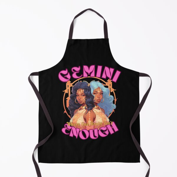 Item preview, Gemini: Where One Brain Isn't Enough. gemini astrological sign designed and sold by ZodiacWonders.